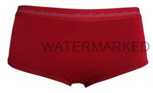 Bamboo Ladies Boyleg Briefs Burnt Red